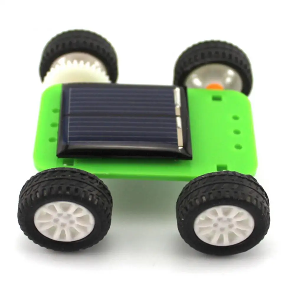 Dropshipping!!Solar Power Mini Car DIY Assembly Vehicle Kids Experiment Educational Toy Gift for Childen