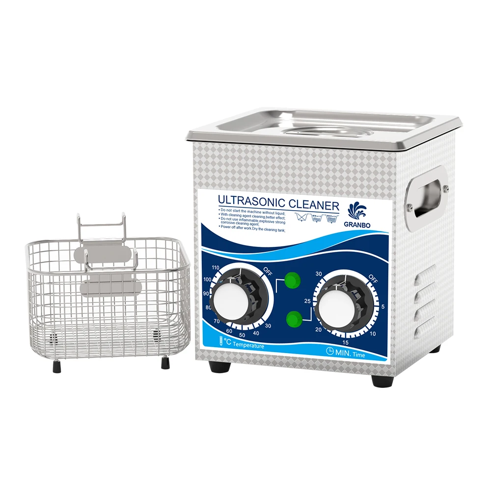 Electric Ultrasonic Cleaner 40KHZ 2L Sonic Washer Stainless Steel Basket Cleaning Hardwares Circuit Board Injectors Household