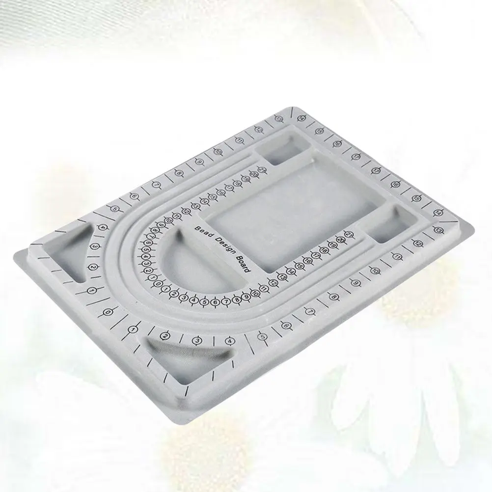 Jewelry Making Board Bead Design Boards for DIY Bracelets Necklaces Crafts Stable Bead Holding Surface Easy Pick Up Design