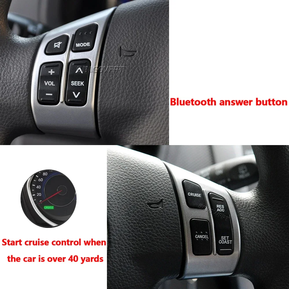 BINGWFPT Cruise Control Switch Audio Volume Button Steering Wheel Buttons For SUZUKI Swift 1.3 1.5 2006-2013 Car Accessories Kit