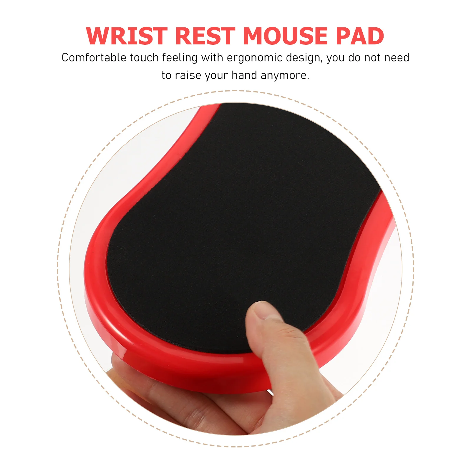 Sandaran Lengan Ergonomis untuk Meja, Bantalan Penyangga Siku, Sandaran Pergelangan Tangan yang Nyaman untuk Meja Kantor, Gaming, Mouse, Keyboard