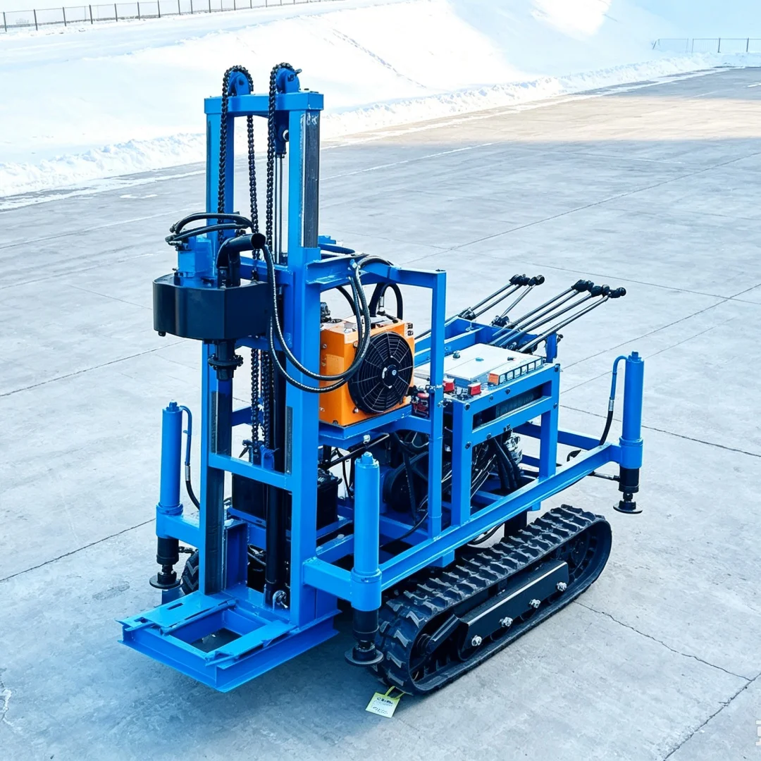 Customized Mobile Full Hydraulic Track Mounted Water Well Drill Rig, Drilling Machine for Rural and Mountainous Areas