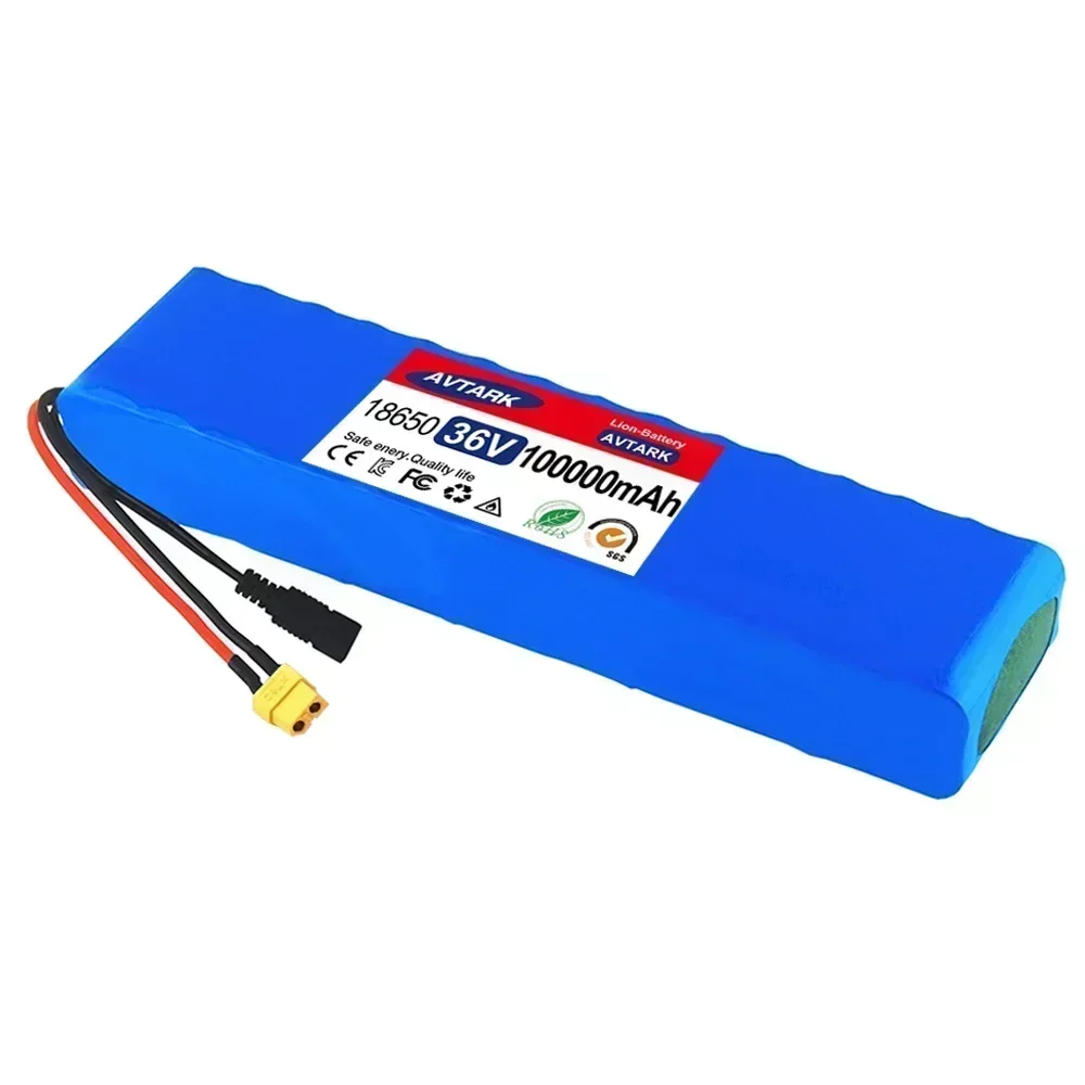 Paket baterai skuter listrik, 2023 Upgrade 10S3P 36V 100000mAh 36v 18650 Lithium M365 skuter listrik 36v