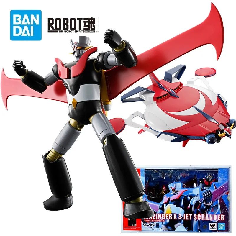 

BANDAI The Robot Spirits Mazinger Z Action Figures GRENDIZER U Anime Model Kit Toys for Boys Original Box Collection