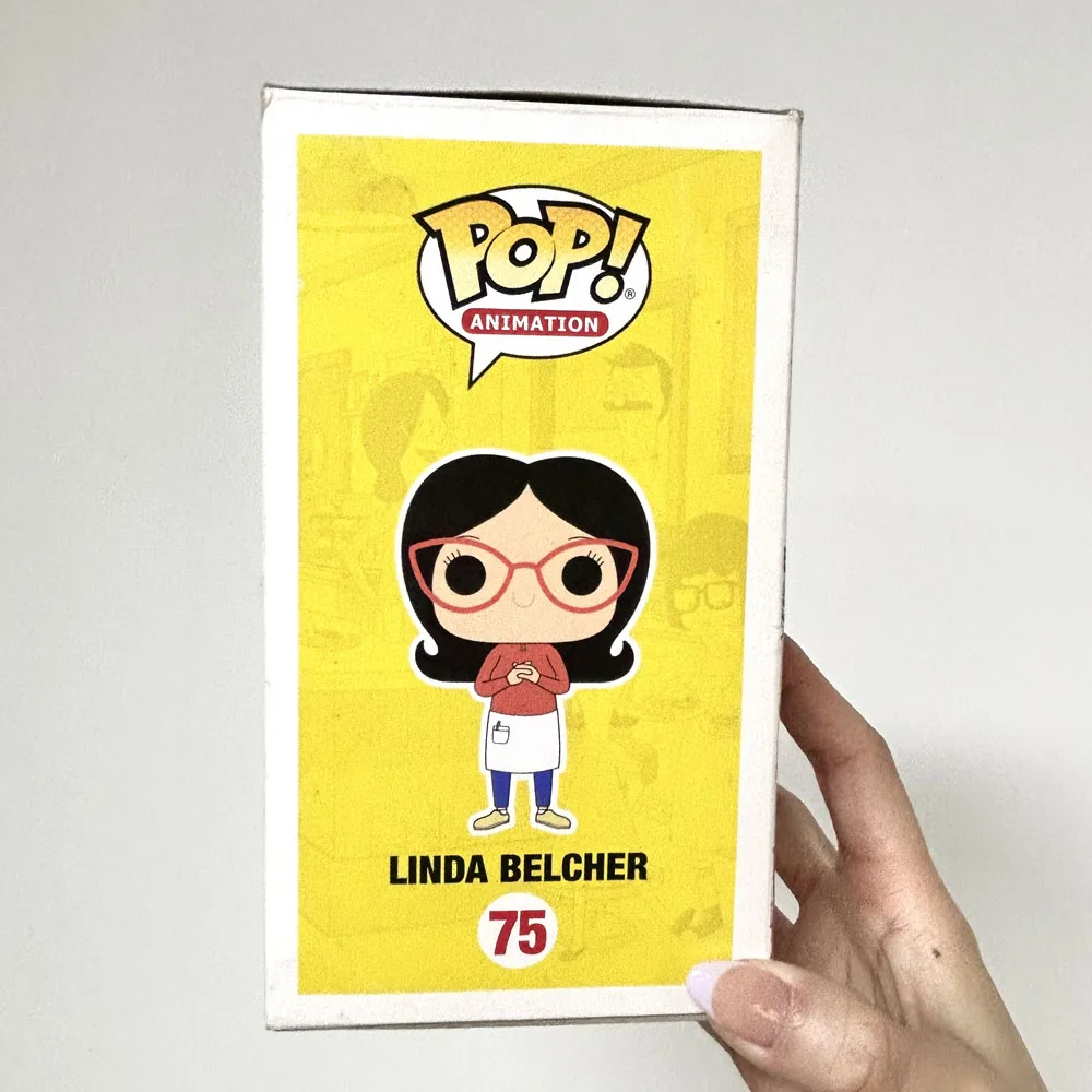 Funko Pop Animation Bob's Burgers Linda Belcher # 75 ألعاب شخصيات الحركة من الفينيل هدايا للأطفال #2