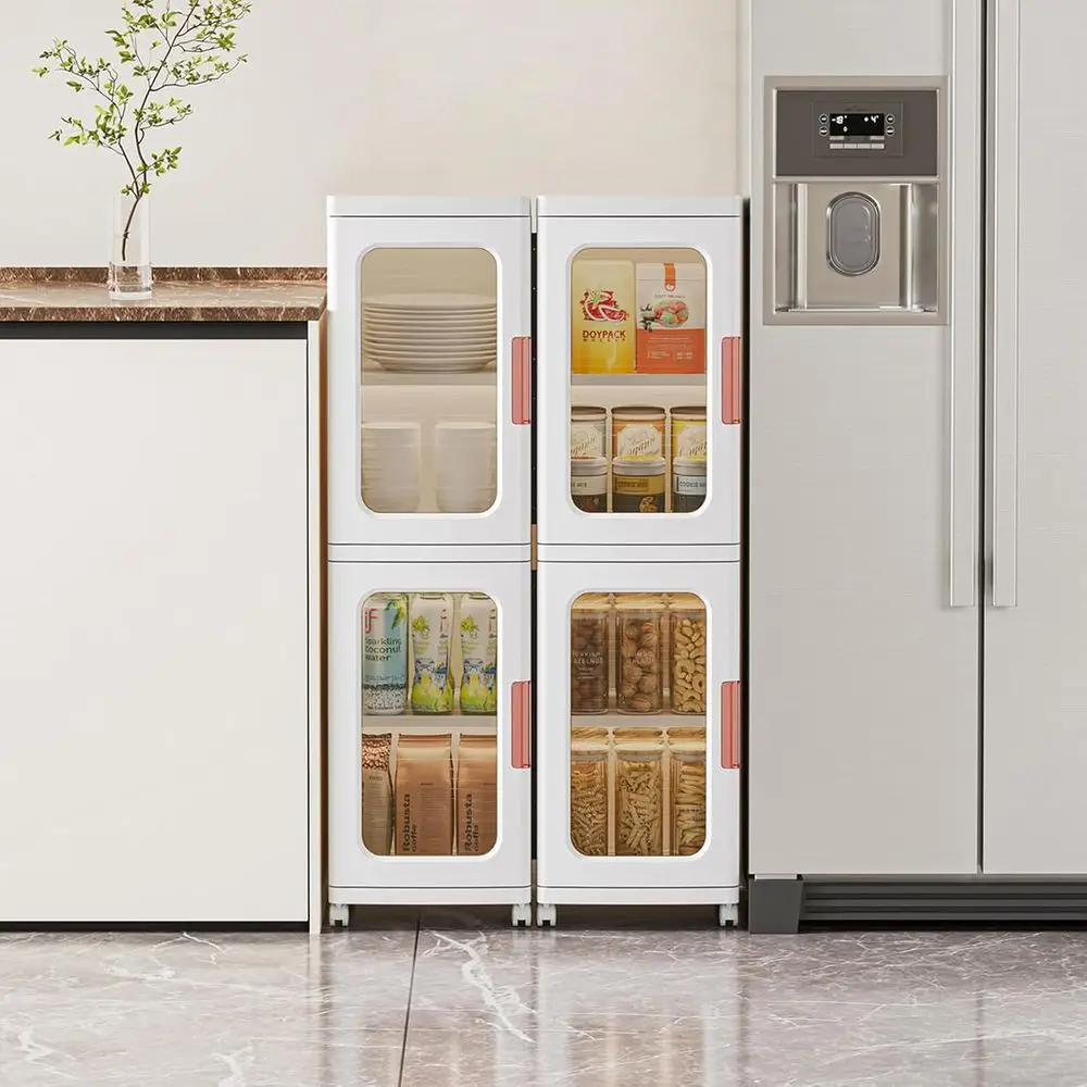 Тонкий шкаф с дверцами и полками — вертикальный органайзер для хранения в ванной комнате для кухни, регулируемые стеллажи, двухуровневая туалетная бумага