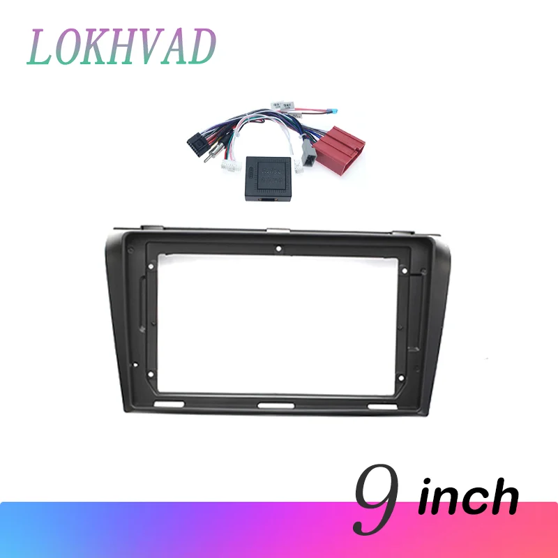 

9 Inch Car Radio Fascia Frame for Mazda 3 2004 - 2009 Dashboard Frame Installation DVD gps mp5 Android Multimedia Player