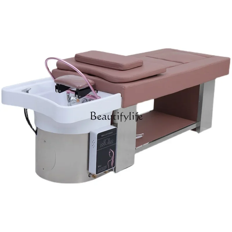 

Thai Beauty Water Circulation Head Treatment Bed for Hair Salon Fumigation Moxibustion Barber Shop Ear Cleaning Bed