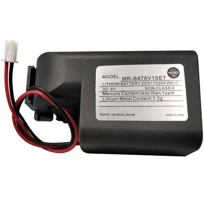 MR-BAT6V1SET 6V 2CR17335A WK17 Lithium Battery Pack for MR-J4 PLC