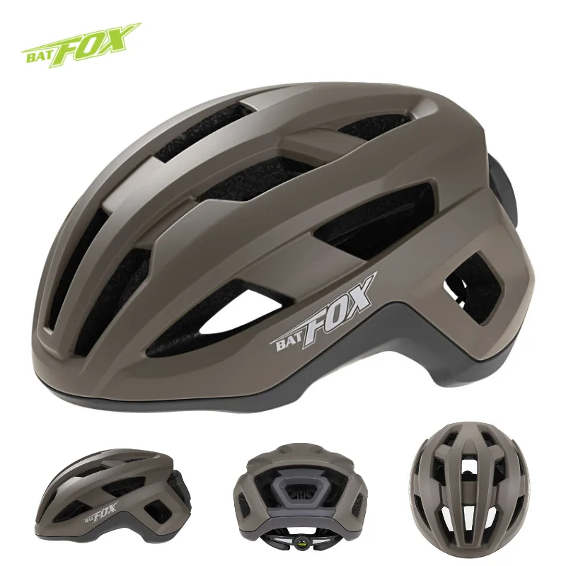 BATFOX Cycle Bike Helmet DH Mountain Bike Helmets Integrated Highway Mountain Bike Road Helm Ultra Light Cycling Helmet Men