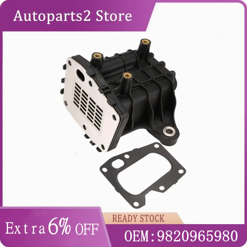 Brand New Car Exhaust Gas Recirculation Valve 9820965980 9820966280 For Citroen Peugeot Ford 2.0 Diesel EGR Valve Cooler Housing