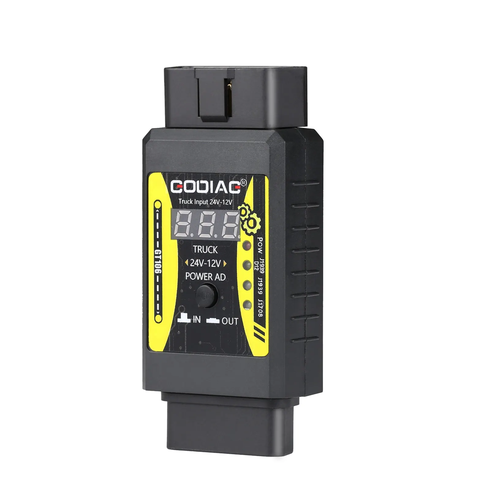 GODIAG GT106 Адаптер для тяжелых грузовиков с 24 В на 12 В для X431 Easydiag/Golo/M-DIAG/IDIAG/ ThinkCar/ICarScan