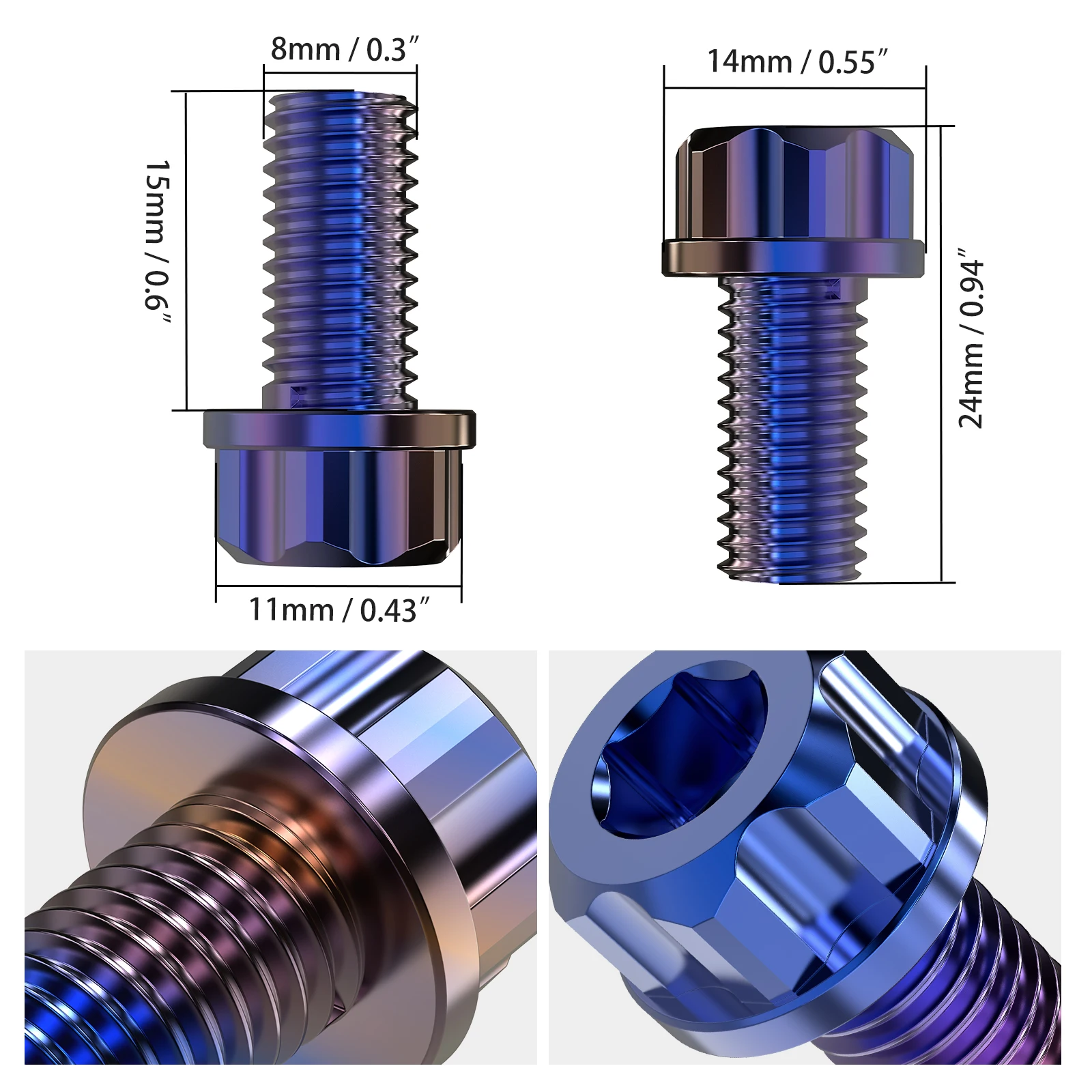 NICECNC สําหรับ Surron Light Bee X 58T ด้านหลังและเฟืองด้านหลังสกรูสําหรับ Sur-Ron Light Bee X S L1E สําหรับ Segway x160 X260