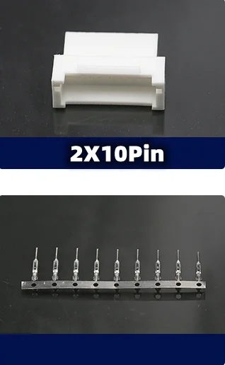 PHB 2.0mm Connector 2.0mm Male Female Housing Connector Double Row with Buckle PHSD Connectors 2x10p Terminal