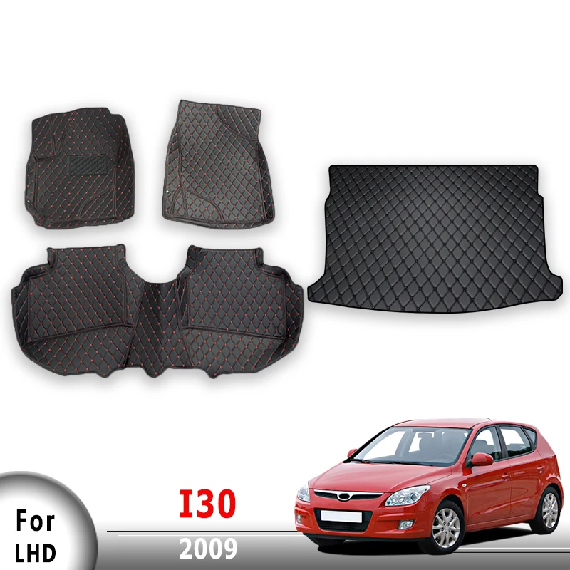 

Автомобильные коврики, коврики в багажник для Hyundai I30 2009, чехлы, автомобильные аксессуары для интерьера, подставка для ног, педаль, водонепроницаемые автомобили