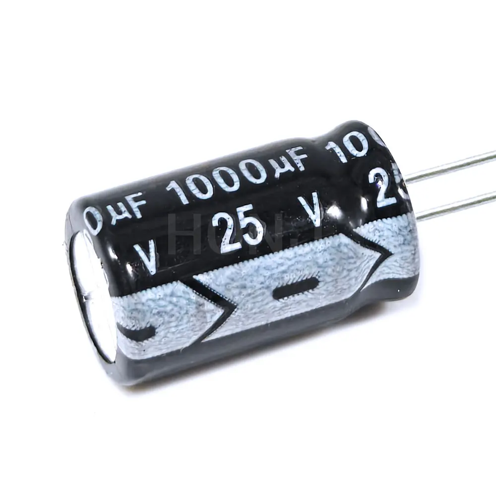 10PCS ​​1000uF 25V 1000MFD 25Volt 10*17mm Aluminum Electrolytic Capacitor Radial 1000mf25v 1000uf25v 25v1000mf 25v1000uf ±20%​​