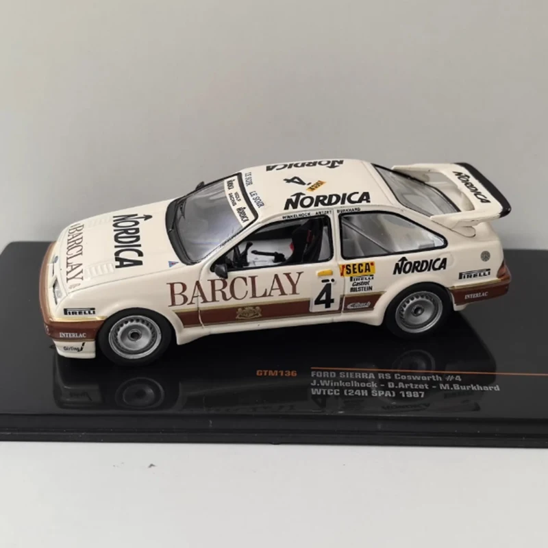 

IXO масштаб 1/43 SIERRA RS # 4 1987, имитация модели автомобиля из сплава, статическая коллекция, украшенные праздничные подарки, игрушки, сувенирный подарок