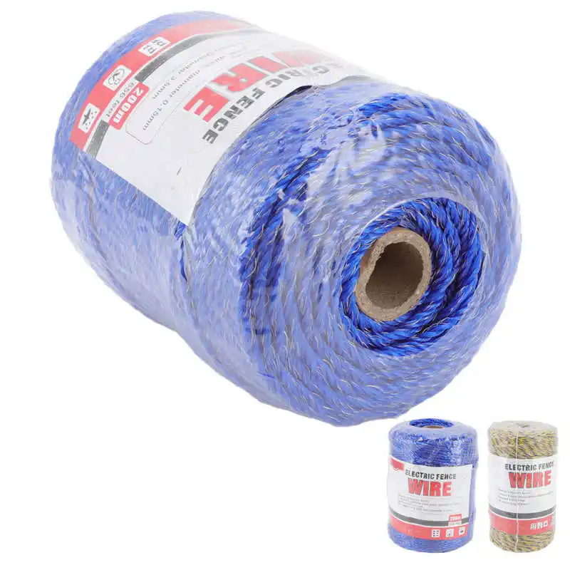 Electric Fence Polywire Fences Poly Wire High Electrical Conductivity for Protection