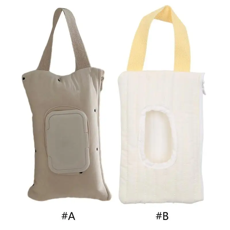 

652F Durable Baby Stroller Tissue Holder Trendy Wet Wipes Case Paper Storage Container Box Infant Cart Accessories