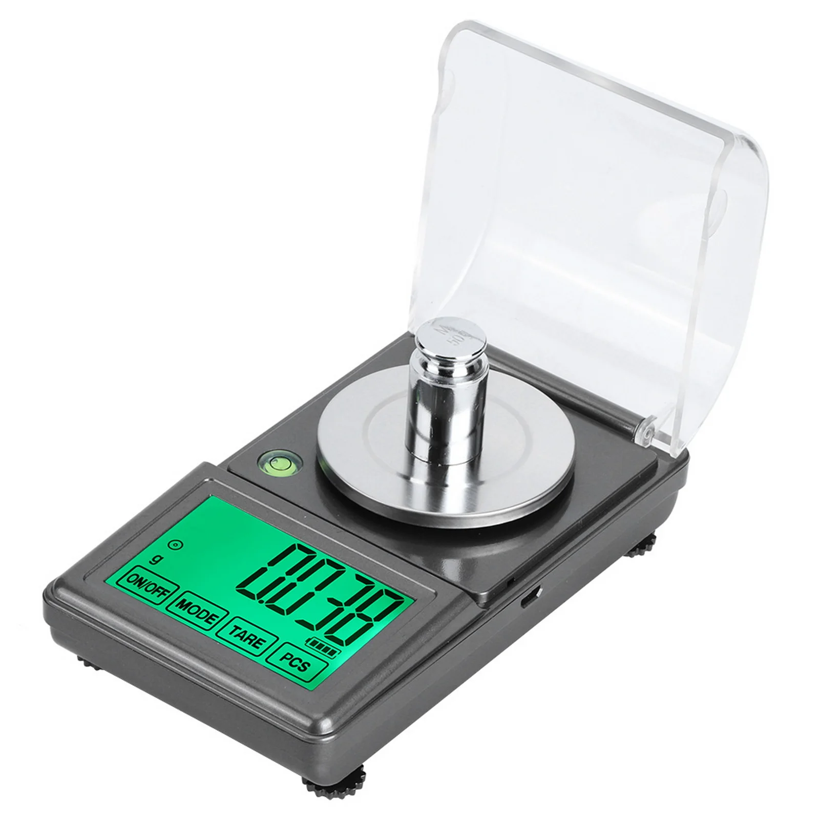 Mini Portable Kitchen Scale, 50g/0.001g High Precision Mini Digital Jewelry Scale Electronic Milligram Scale Balance Weighter