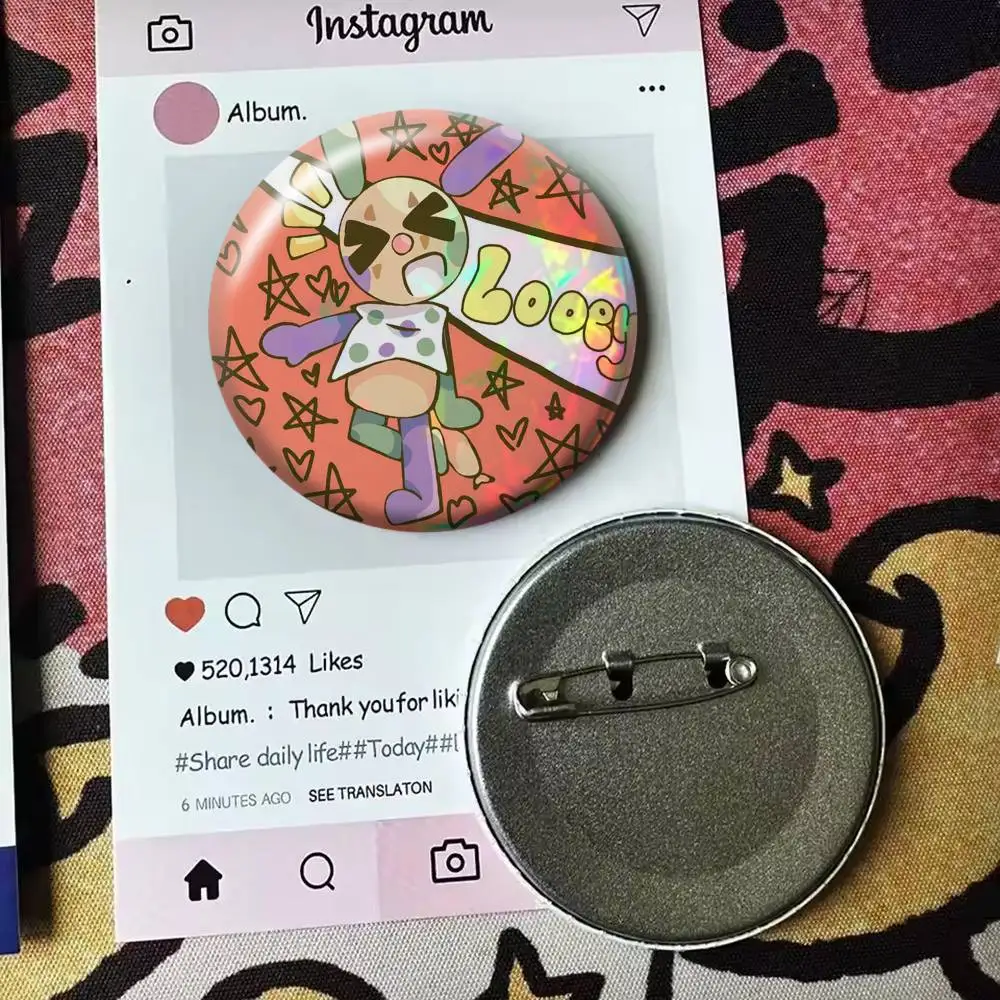 Looey Laser Badge Applicable For Backpack Clothes Hats Decor Creative Accessories