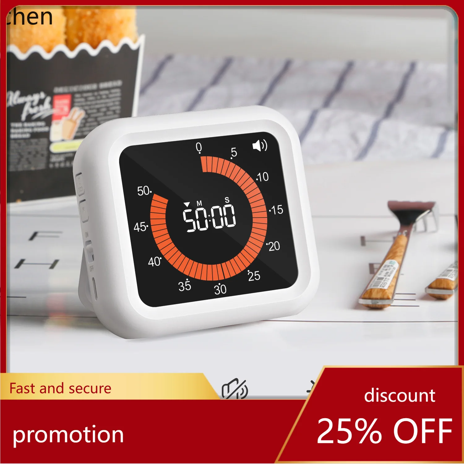 Zml new visual timer - minimalist kitchen baking & cooking time manager