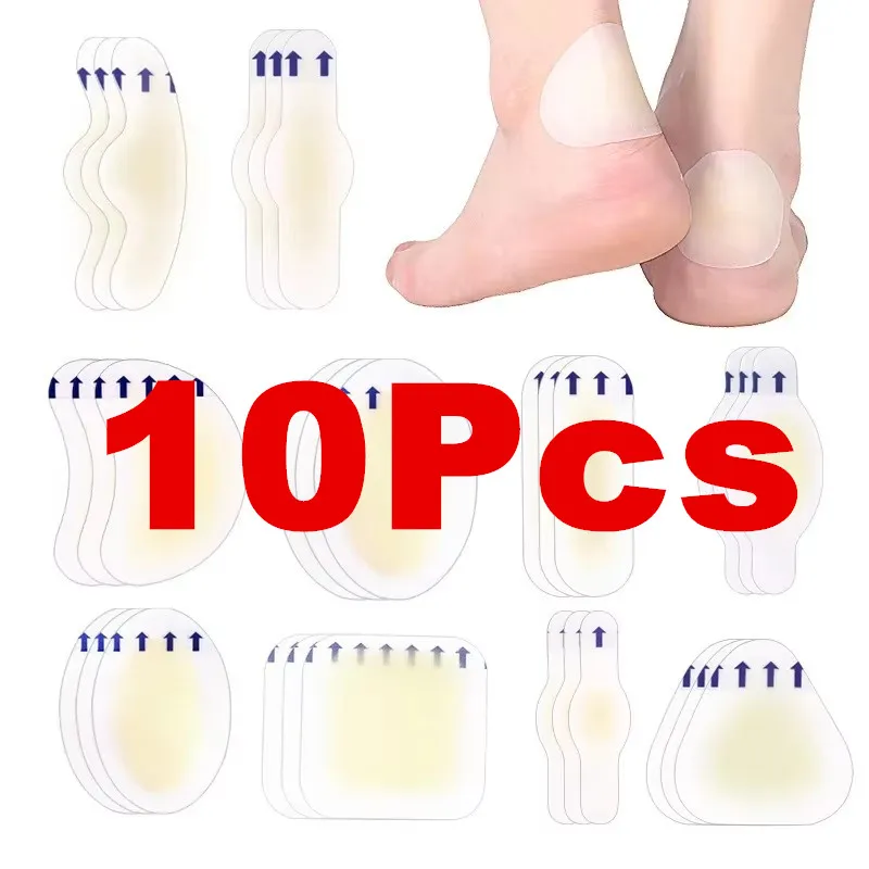 目に見えないハイドロコロイドジェル絆創膏,かかとの足のつま先と保護のためのクッション,包帯,5個,10個
