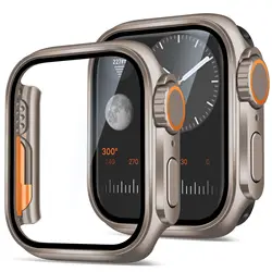 Apple Watch用スクリーンプロテクター,超耐衝撃カバー,iwatchシリーズ8,7,se,6,5,3,4,44mmおよび45mm用のケース40mm、42mm、38mm