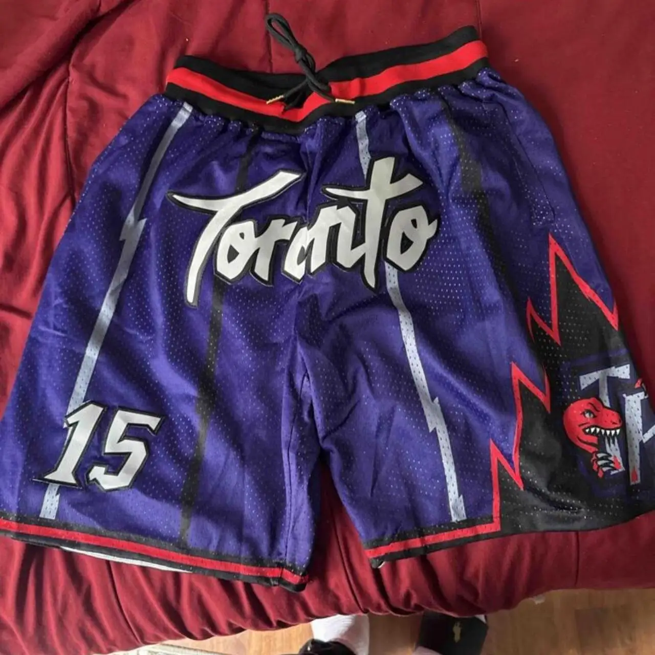

Мужские и женские шорты Y2k в стиле ретро Toronto Vince Carter, лето 2026, хит продаж, быстросохнущие спортивные брюки, дышащие шорты