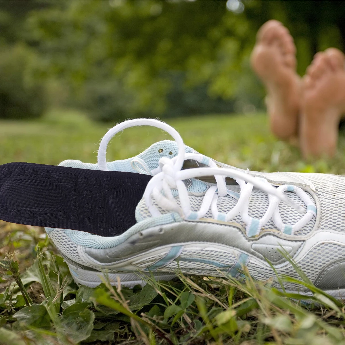

High Elastic Shock Absorbing Insole Shoe Pads Breathable Thicken Sports Anti-Loose Shoe Bottom Cushion Pads Orthotic Arch
