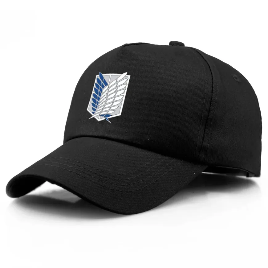 

Attack on Titan Eren Yeager Survei Corps Summer Unisex Hat Snapback Baseball Cap