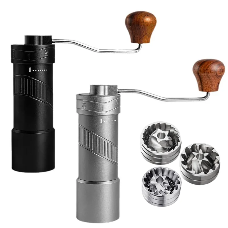 

Обновленная ручная кофемолка Цельнометаллическая портативная противоскользящая кофемолка с заусенцами внутри кофемолка 수동에소프레소 кофемолка