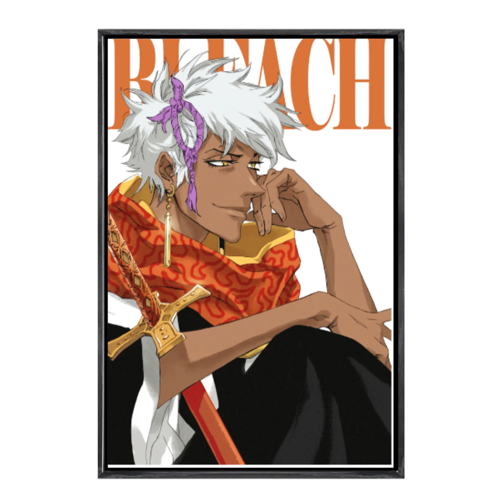 

Japanese Manga Multi-Size Canvas Poster Double Framed Wall Art, Bleach Home Decor for Living Room Bedroom