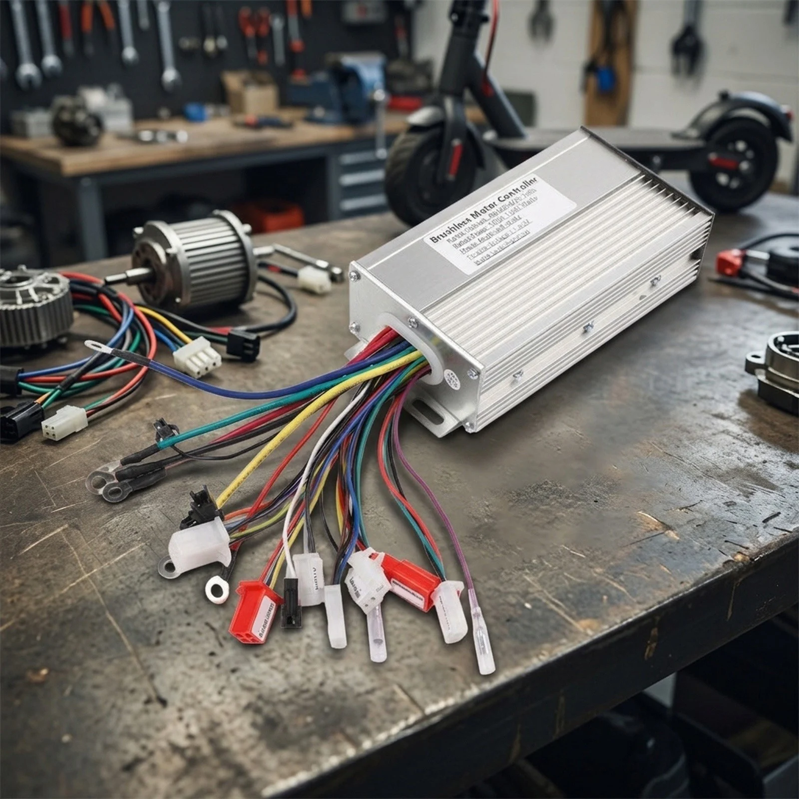 Dual Mode Drive Electric Controller 48V 72V 1000W 1500W Motor Controller with Aluminum Alloy Shell and Splashproof Design