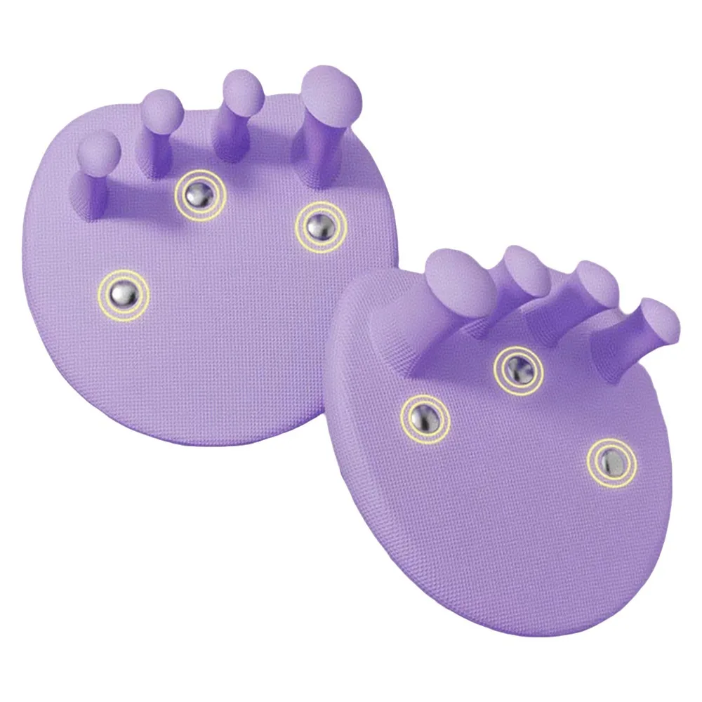 2Pcs Magnet Bead Arch Foot Trainer Anti-Slip Plantar Support Foot Alignment Device Elastic Leg Sculpting