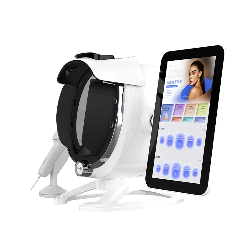 Professional 3D AI Skin Analyzer Machine Facial Skin Scanner Detector Device Auto Generate Analysis Report Skin Care Equipment