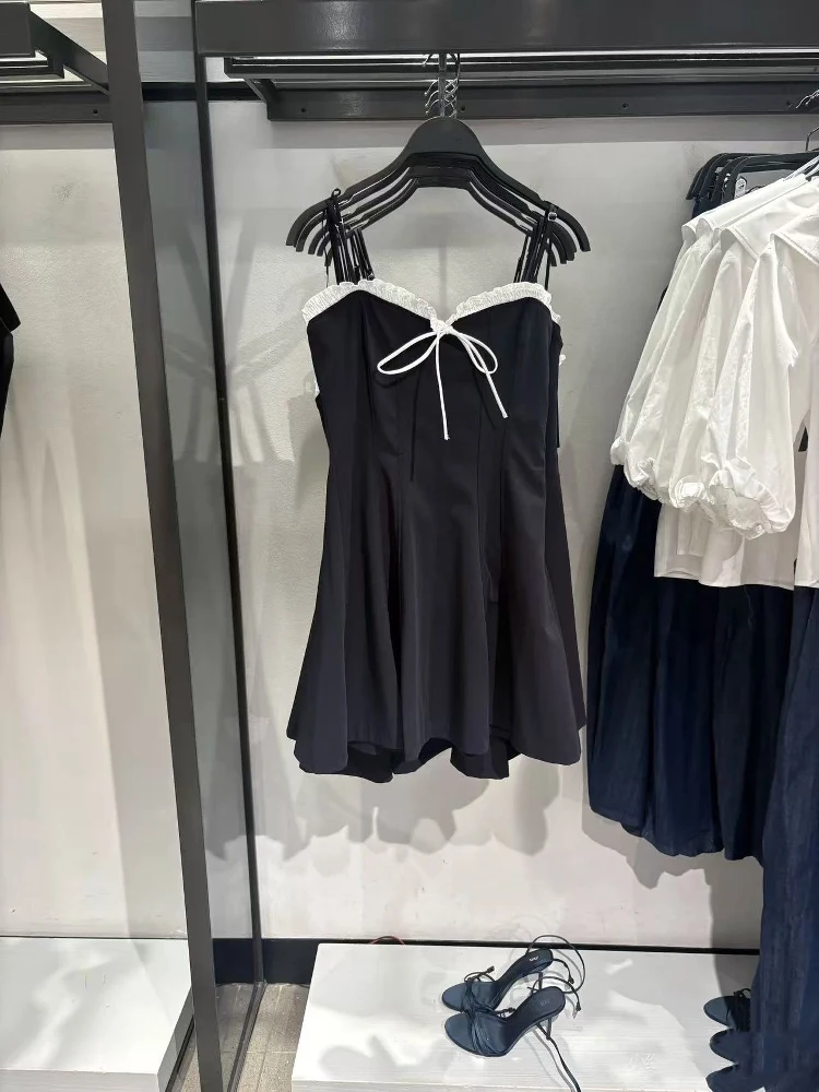 Doce nó em camadas decoração com cinto verão nova chegada feminina dr cintura alta a linha ort saia um oulder