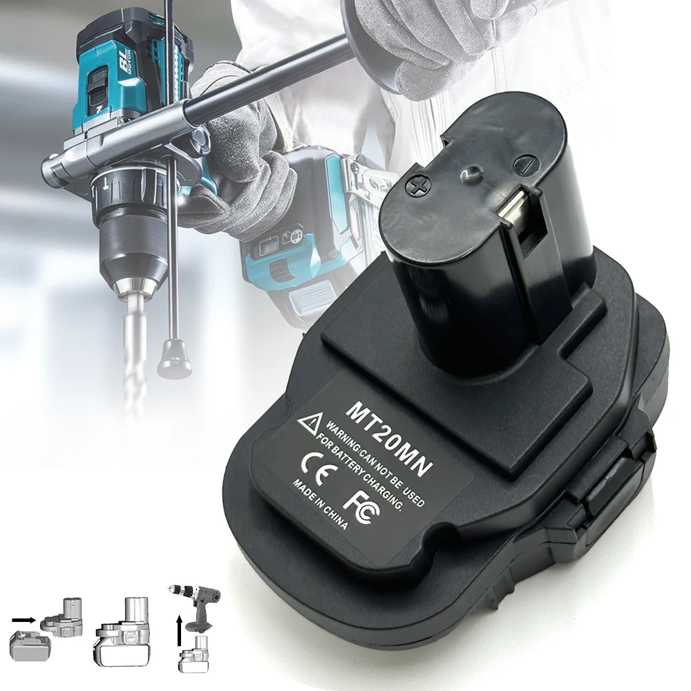 

Адаптер аккумулятора MT20MN для литий-ионного аккумулятора Makita 18 В на Ni-Mh Ni-Cd для Makita B1860B/Bl1860/Bl1850B/Bl1850/Bl1840/Bl183