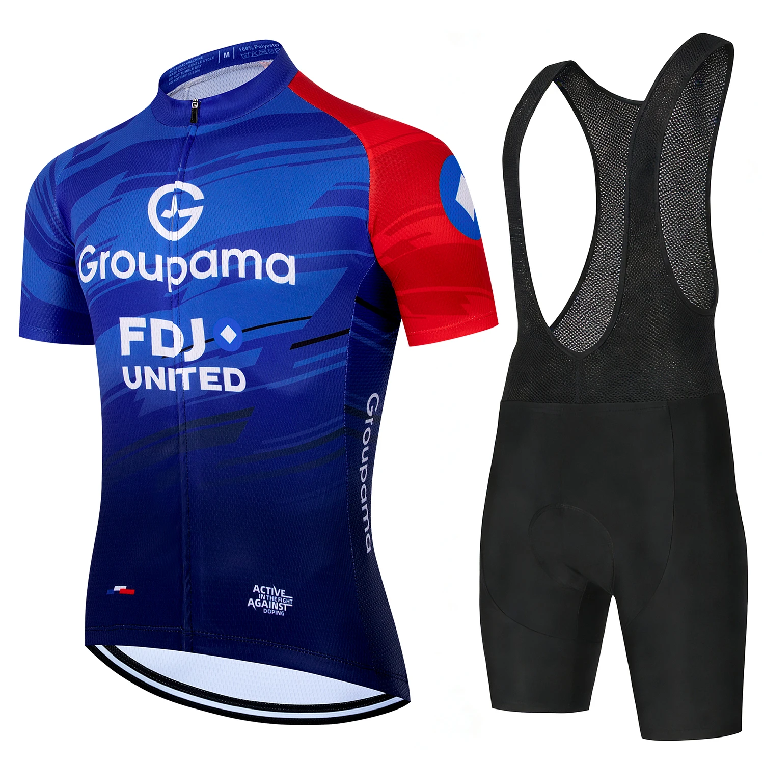 Herren-Radsportbekleidung Herren-Mountainbike-Trikot Kurze Sets Trägerhose mit Polsterung Lange Jacke Fahrradzubehör MTB