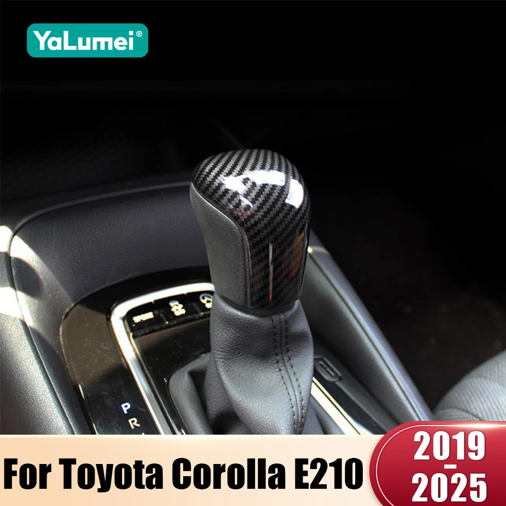 For Toyota Corolla E210 2019 2020 2021 2022 2023 2024 2025 Hybrid ABS Car Gear Shift Automatic Gear Head Shift Knob Cover Case
