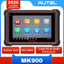 Autel MaxiCOM MK900 OBDII Scanner All System Diagnostic Scan Tool Active Test DoIP CAN FD FCA Autoauth SGW Update of MK808BT PRO