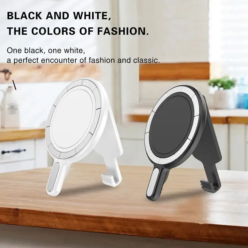 

Магнитное крепление для телефона для зажима-подставки для ноутбука/пояса/стола 360° ° Поворотный держатель с защитой от падения, сильная магнитная опора R5t3