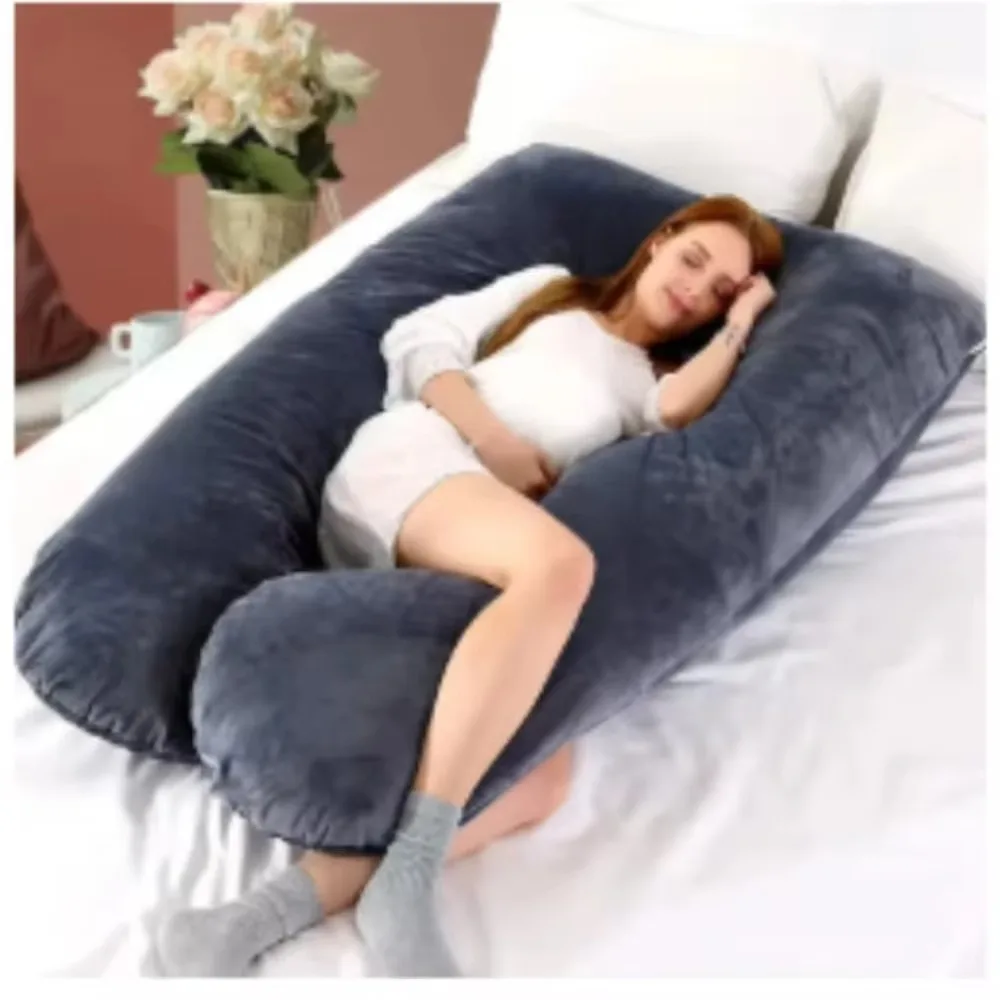 Pregnancy Pillow 130×70cm, Maternity Waist Support Pillow for Pregnant Women, Breastfeeding Nursing Cushion