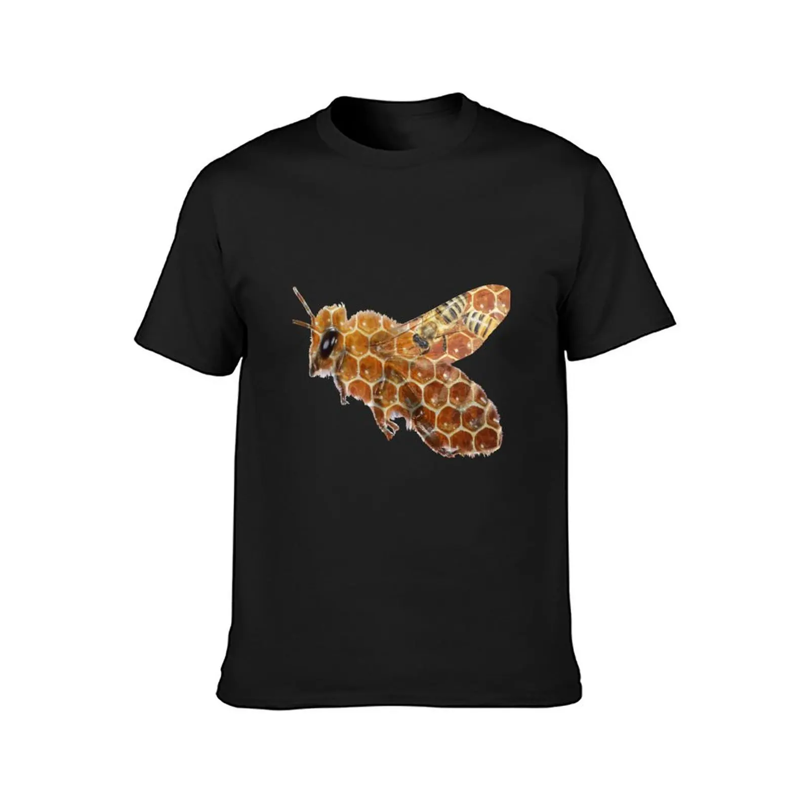 Honey Comb Bee T-Shirt man clothes designer shirts vintage anime shirt t shirts for men graphic