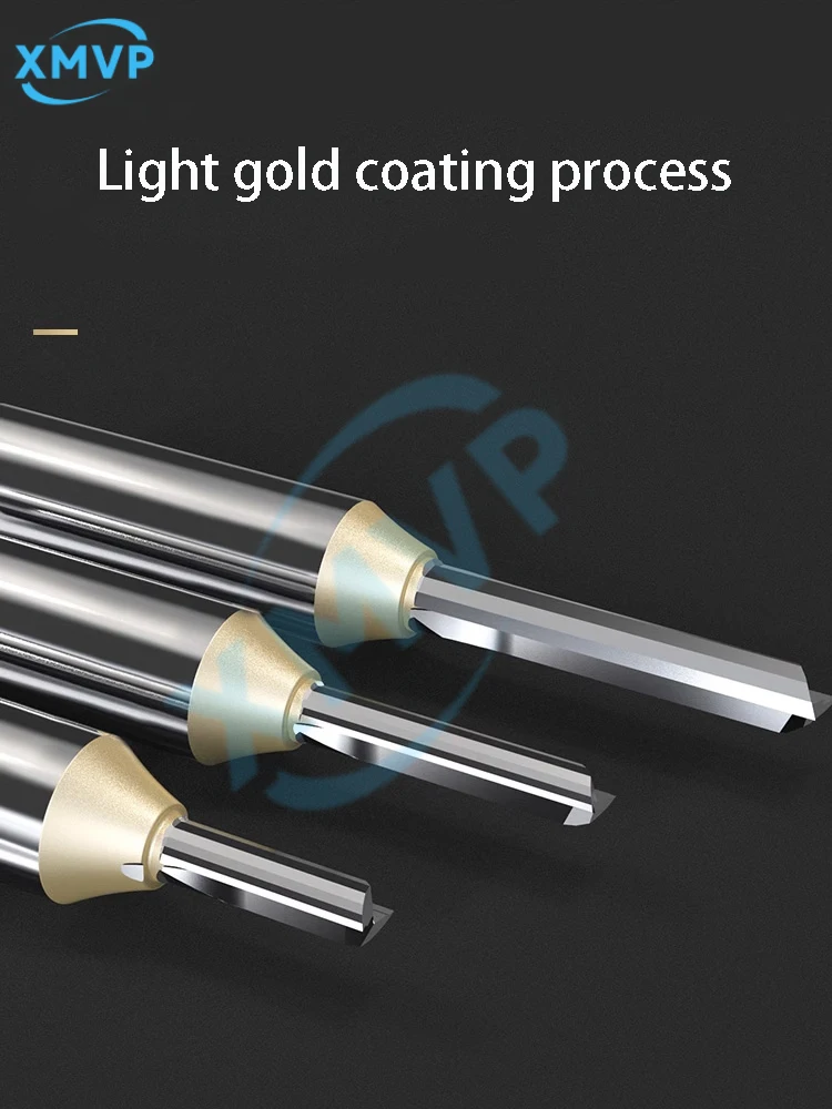 Fresas para carpintería de corte recto de doble filo TCT métricas de alta calidad, herramientas de ranurado y cortadores gong de corte