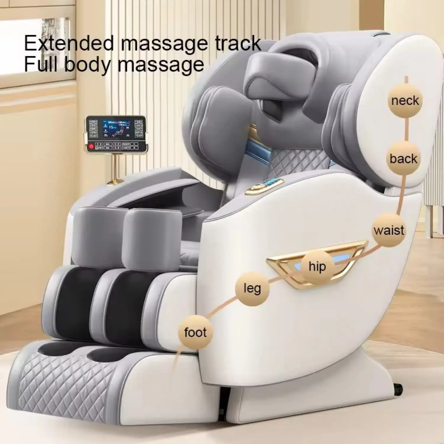 massage chair Zero Gravity Smart Electric Recliner Back Relaxing Rocking Portable Black Brown Massage Chair Three Year Warranty