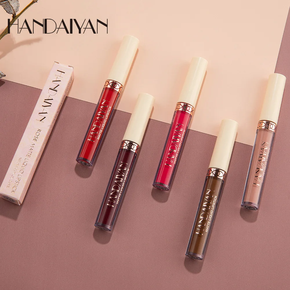 HOT SALE 12 Colors Matte Lipstick Waterproof Long Lasting Sexy Red Lip Matte Liquid Lipstick Lip Gloss Beauty Cosmetics Makeup