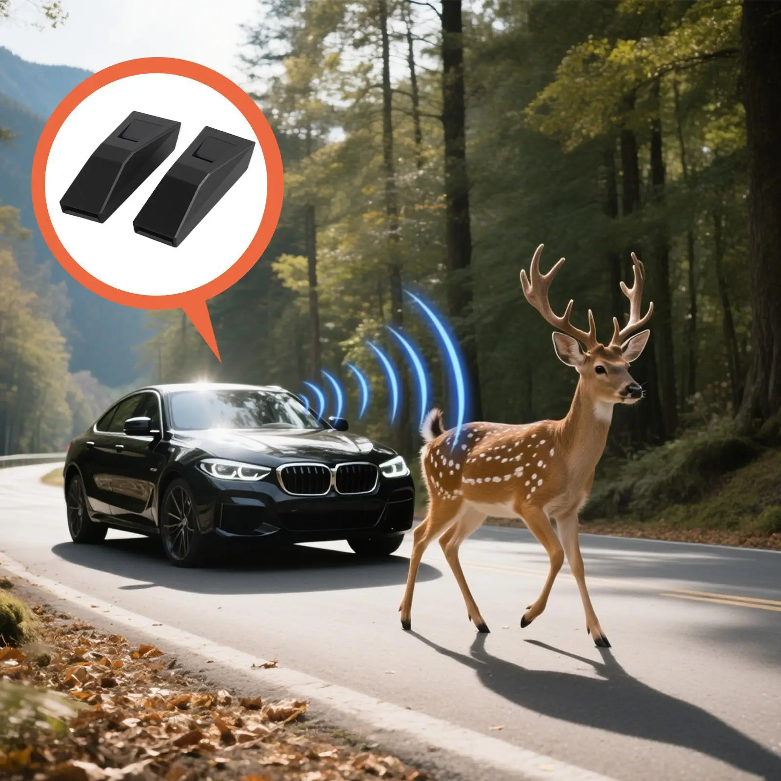 

Рог оленя, 1 пара, ультразвуковая защита, оповещения оленях, предупреждающие устройства для ночного шоссе, кемпинга, поездки, вождения, поездки на работу, пешего туризма