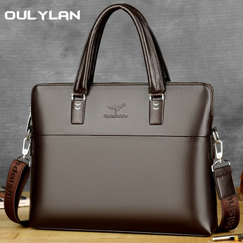 Designer Handbags Bag Business For Man Famous Brand Crossbody Messenger Computer Bag Male Lawyer Luxury Handbags Bolso Hombre