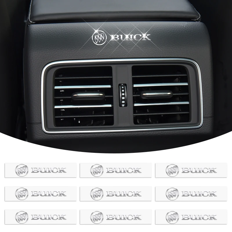 

3D Metal Car Decorative Sticker Badge Decal Interior Accessories For Buick Century Excelle XT Envision Verano Encore enclave